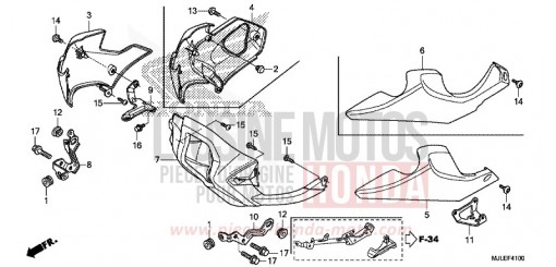 UNTERER WINDLAUF NC750SAF de 2015